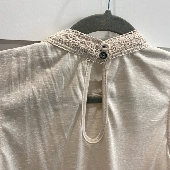 Natural Ivory Colored All Lace Hi-Neck Tank | XL | NWT - Picture 5 of 5